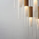 Reeds LED 22.5 inch Gold Multi-Light Pendant Ceiling Light