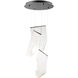 Rinkle LED 15.75 inch Brushed Gunmetal Multi-Light Pendant Ceiling Light
