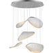 Moonscapes LED 39.5 inch Polished Chrome Multi-Light Pendant Ceiling Light