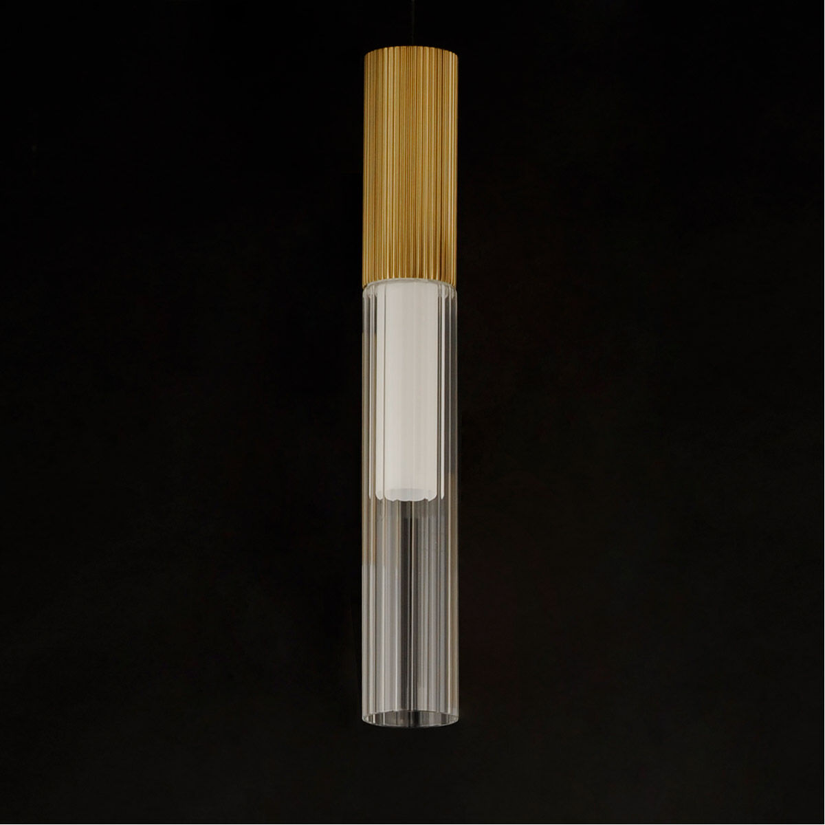 Reeds LED 2.25 inch Gold Single Pendant Ceiling Light