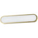 Latitude LED 24 inch Gold Bath Vanity Wall Light