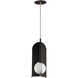 Pendulum LED 7.5 inch Black Mini Pendant Ceiling Light