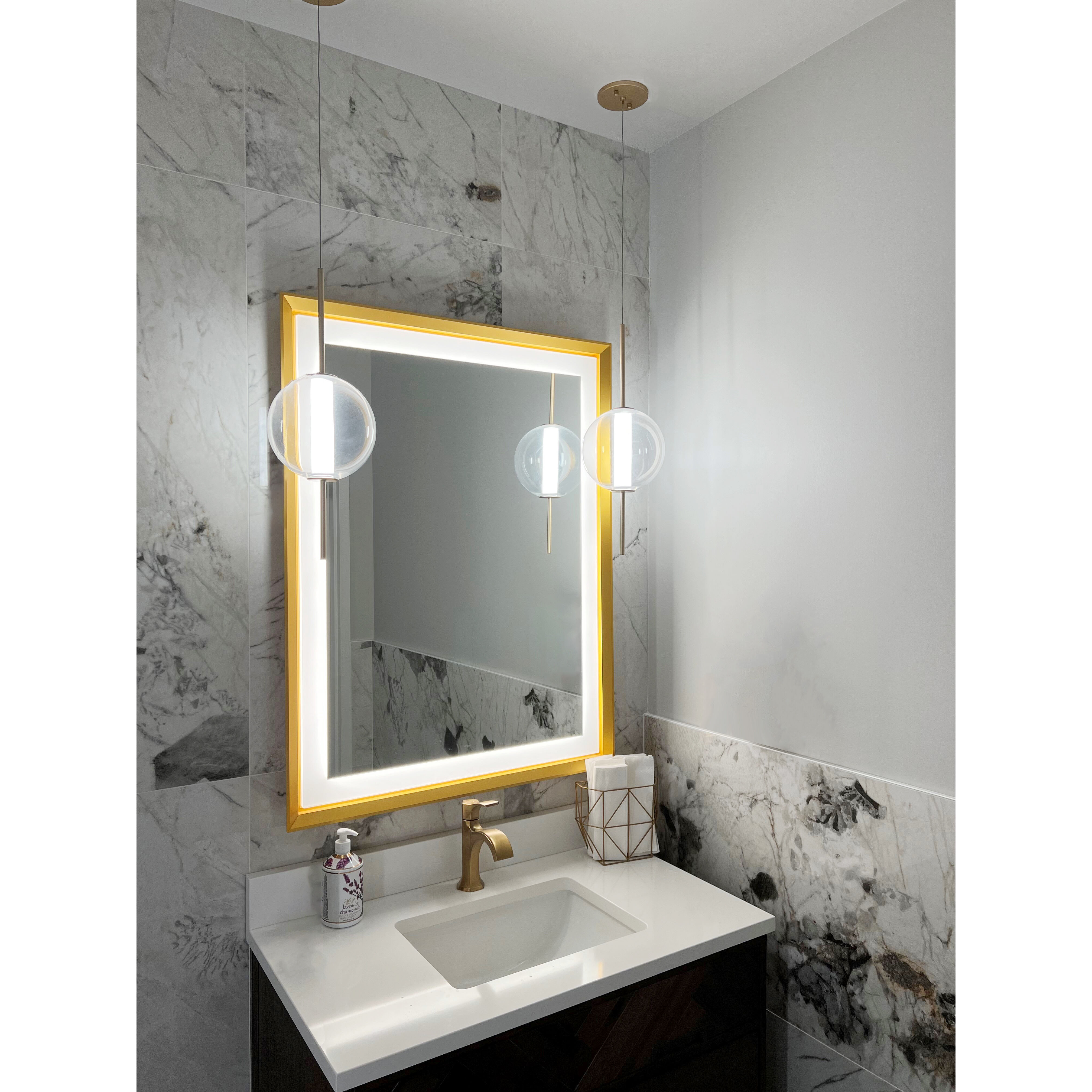 Axle LED 8 inch Gold Single Pendant Ceiling Light