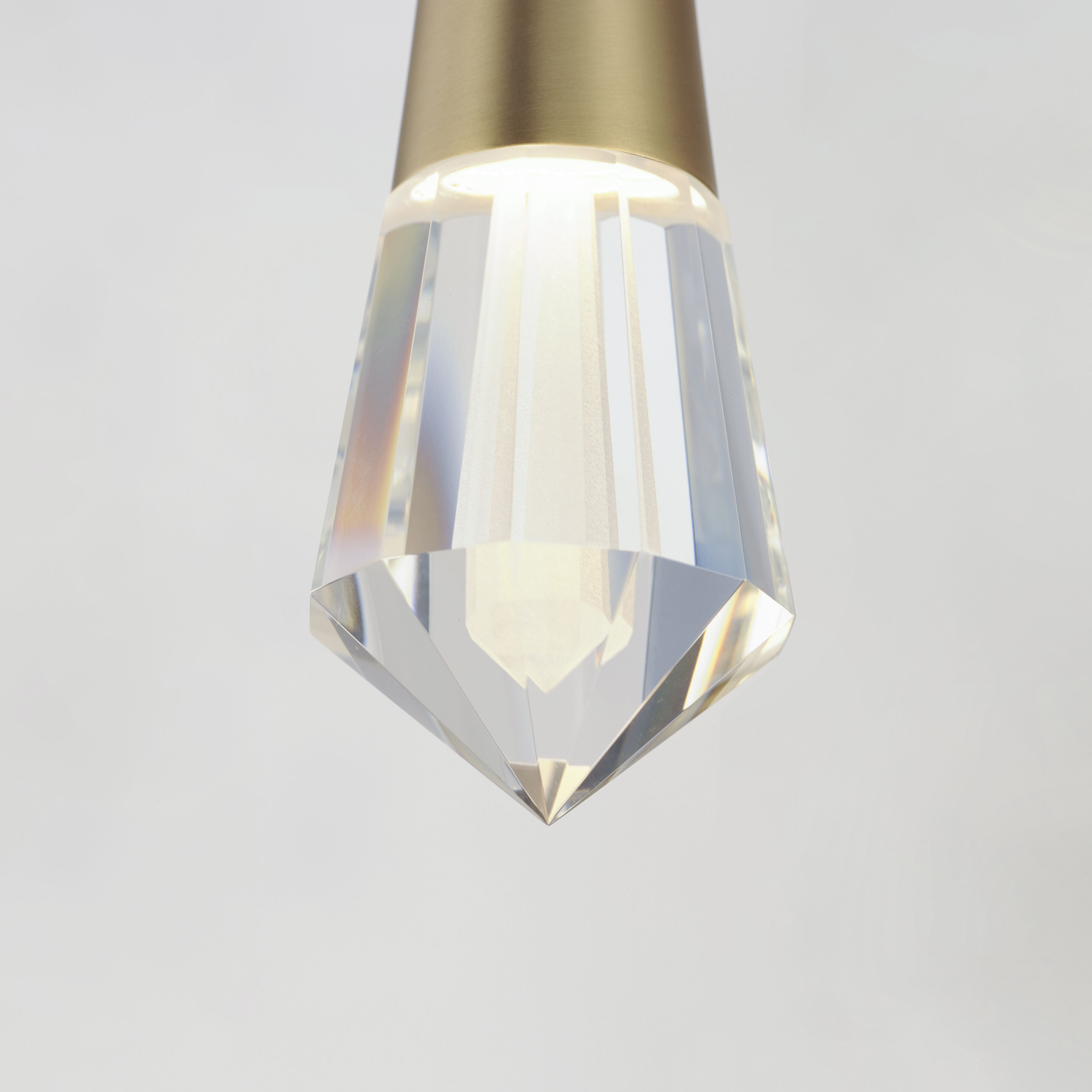 Pierce LED 2.25 inch Gold Single Pendant Ceiling Light