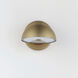 Cauldron LED 7 inch Gold Outdoor Wall Mount