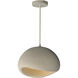 Moeraki LED 12.5 inch Oyster Single Pendant Ceiling Light