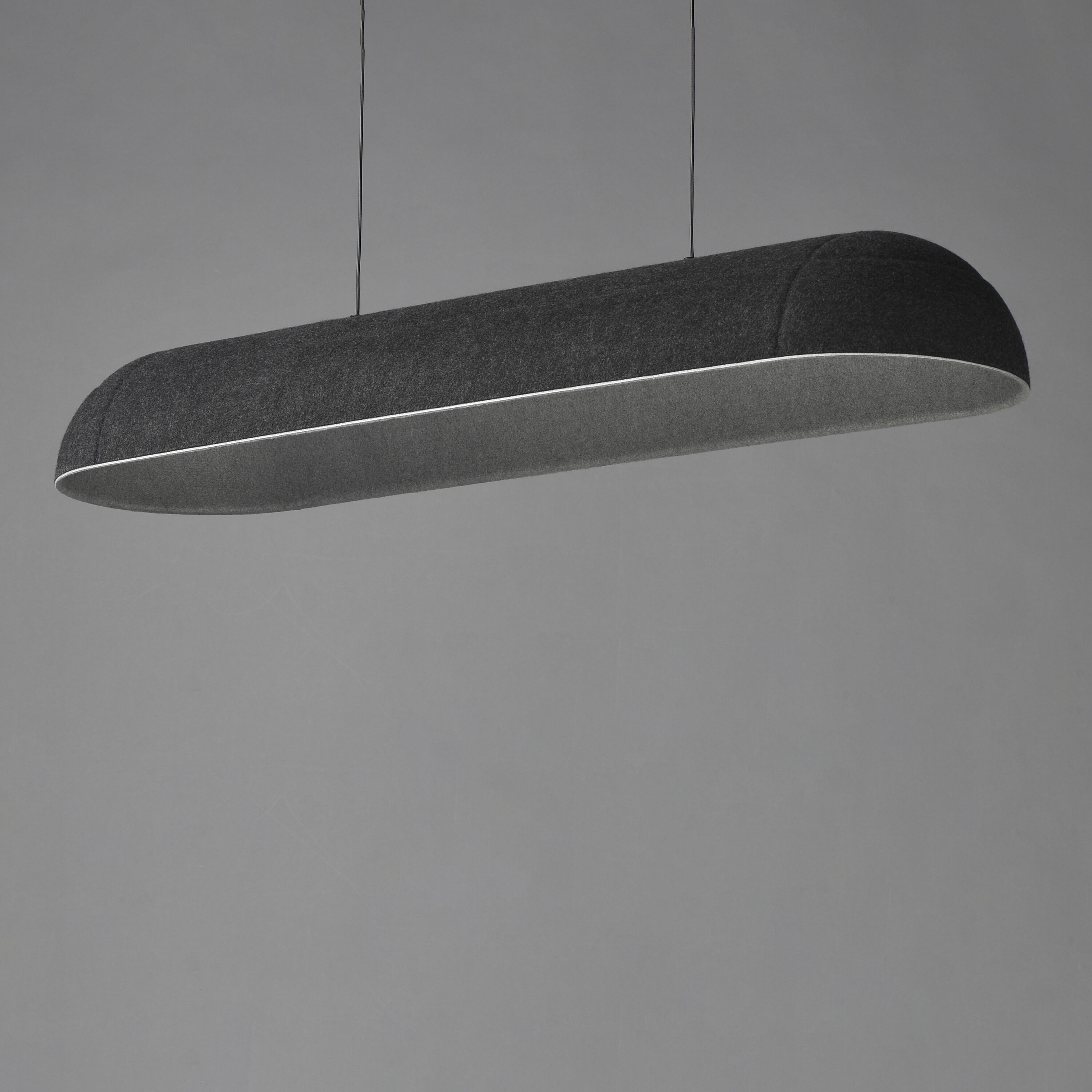 Wimbledon Linear Pendant Ceiling Light in Dark Grey