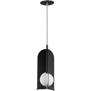 Pendulum LED 8 inch Black Mini Pendant Ceiling Light