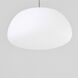 Puffs LED 6.25 inch White Single Pendant Ceiling Light