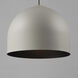 Foster LED 19.75 inch Gray with Black Single Pendant Ceiling Light in Gray and Black