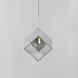 Ice Cube LED 7 inch Polished Chrome Single Pendant Ceiling Light