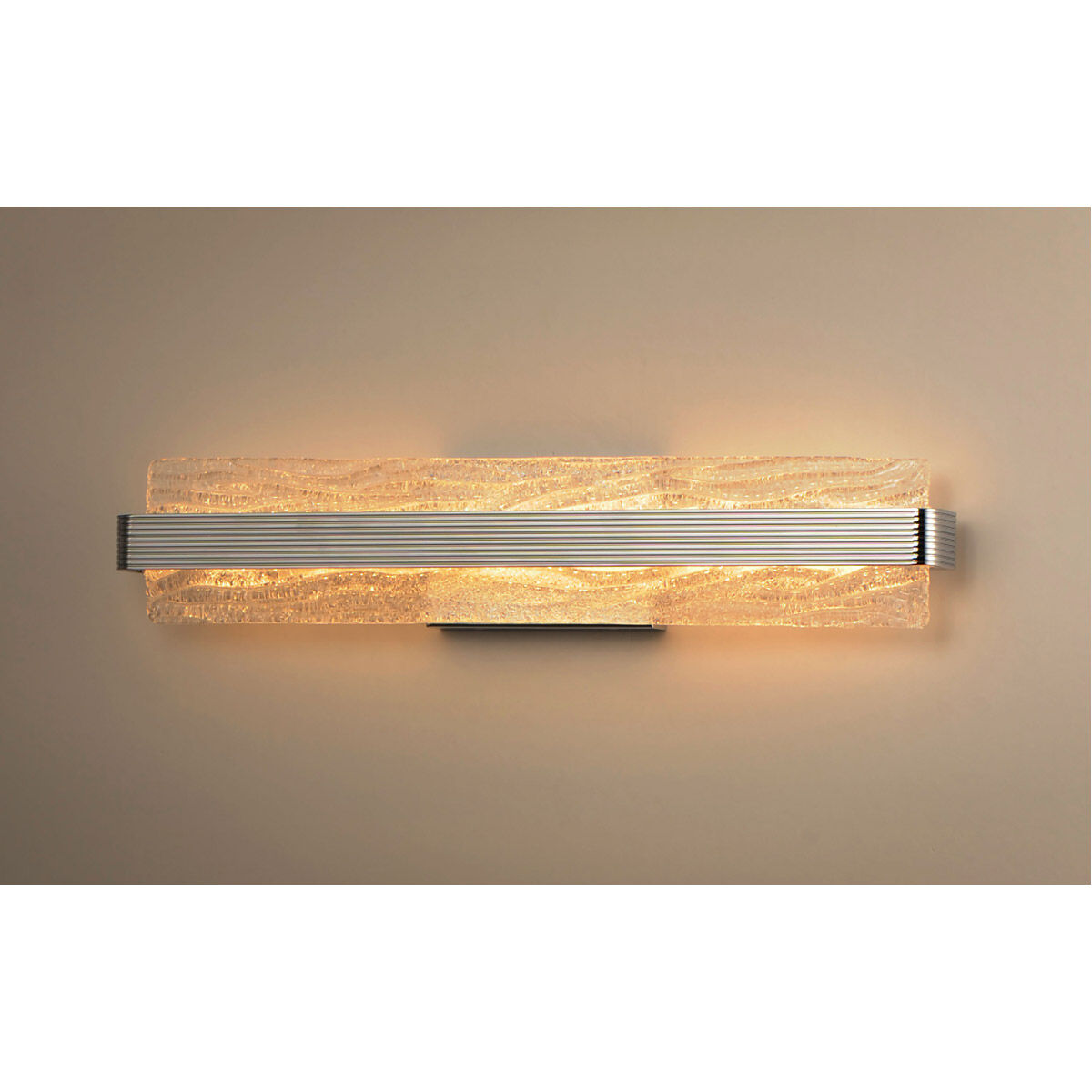 Ripple LED 4.75 inch Polished Chrome Bath Vanity Light Wall Light