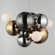 Stormy LED 21 inch Multi-Plated Multi-Light Pendant Ceiling Light