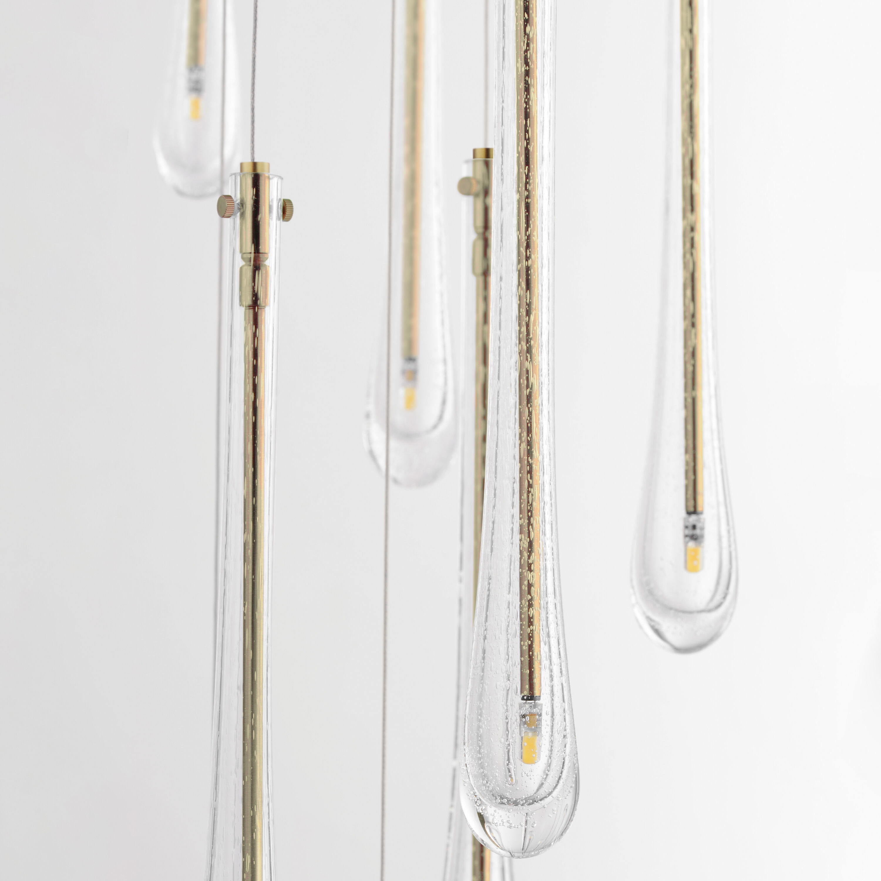 Stillo LED 16.25 inch Gold Multi-Light Pendant Ceiling Light