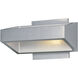 Alumilux Titan Wall Sconce Wall Light in Satin Aluminum