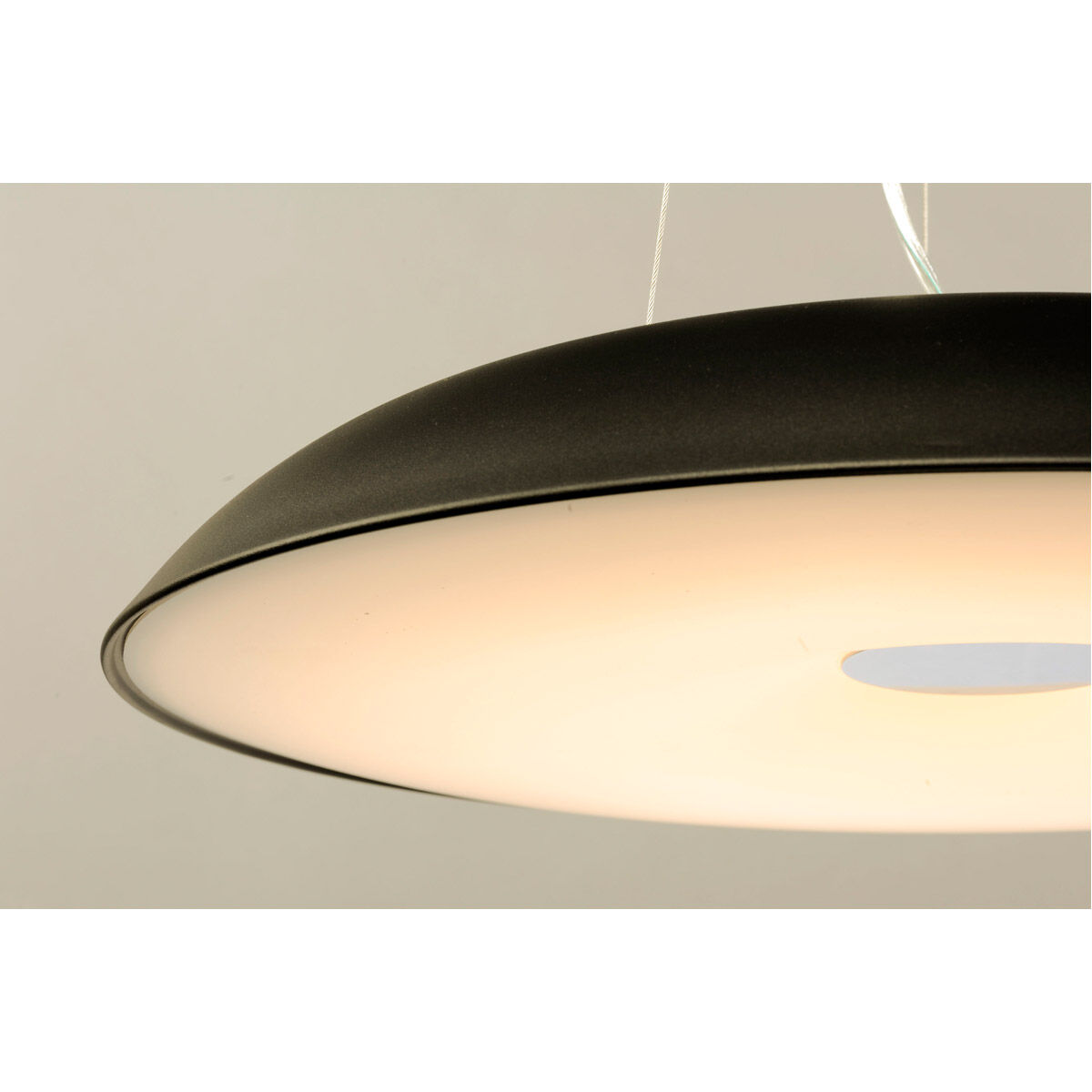 ET2 E22626-BK Dimple LED 29.5 inch Black Single Pendant