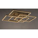 Traverse LED LED 31 inch Champagne Flush Mount Ceiling Light