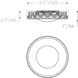 Cambria LED 12.5 inch Oyster Flush Mount Ceiling Light