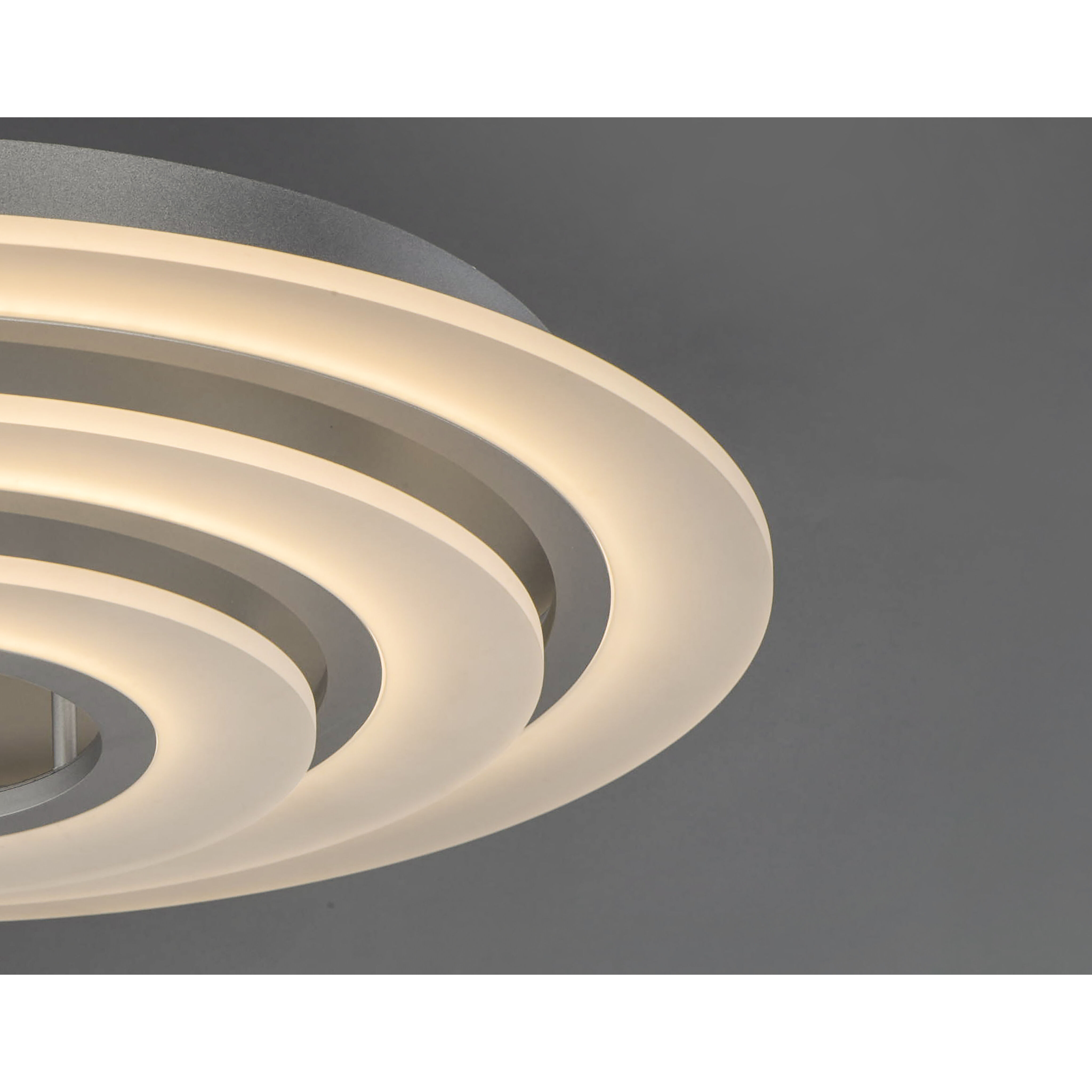 Saturn II LED LED 31.5 inch Matte Silver Flush Mount Ceiling Light
