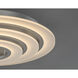 Saturn II LED LED 31.5 inch Matte Silver Flush Mount Ceiling Light