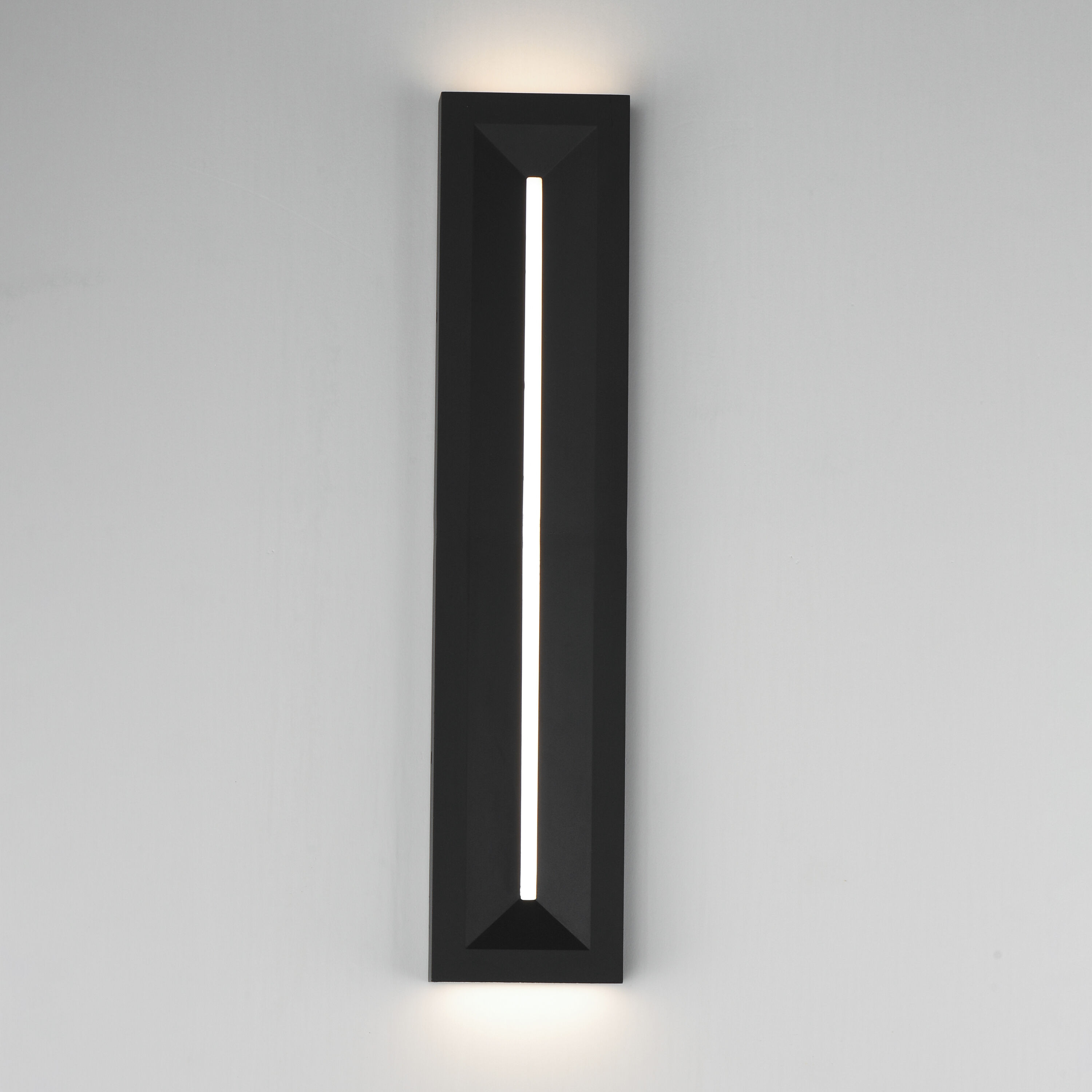 Fosso LED 23.5 inch Black Outdoor Wall Mount