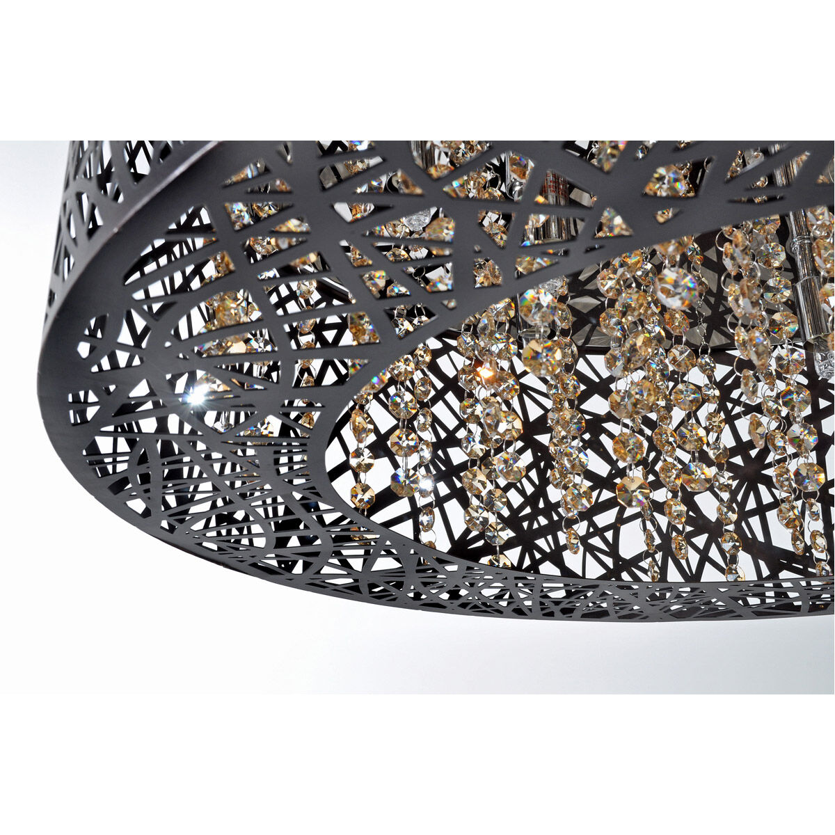 Inca 9 Light 23.5 inch Bronze Multi-Light Pendant Ceiling Light in Cognac