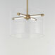 Polo LED 12.5 inch Gold Single Pendant Ceiling Light