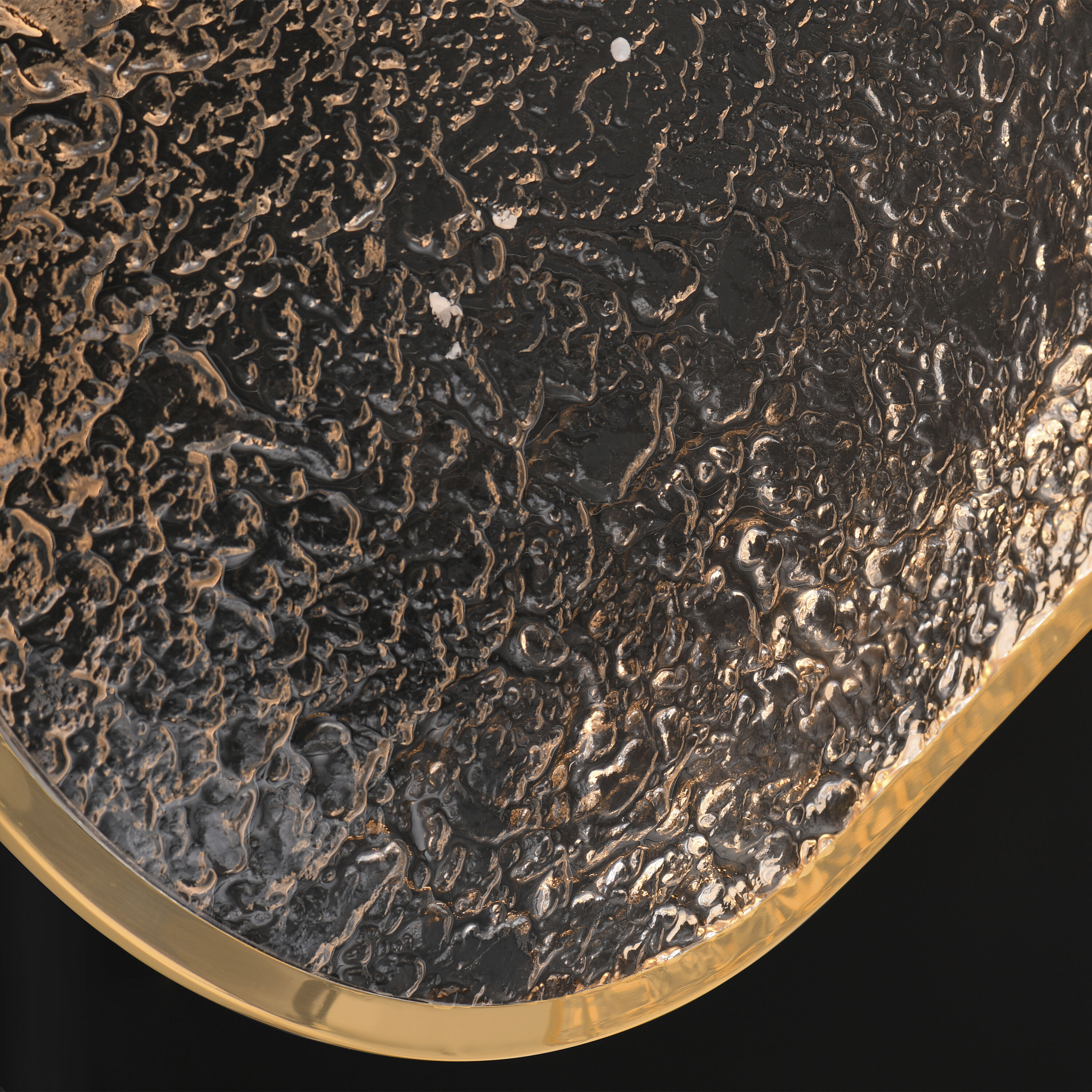 Moonscapes LED 6 inch Brushed Champagne Single Pendant Ceiling Light