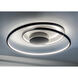 Cycle LED 18 inch Black Flush Mount Ceiling Light