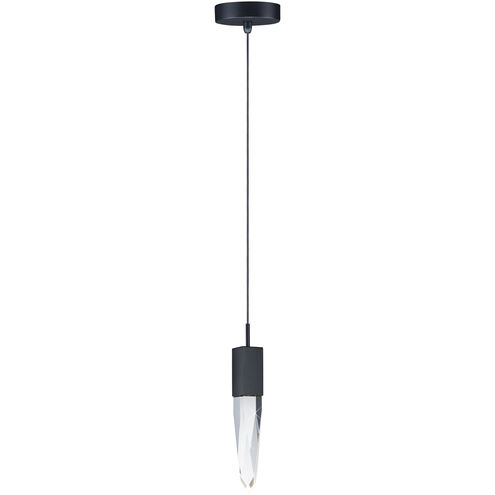 Quartz LED 4.75 inch Black Mini Pendant Ceiling Light