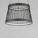 Loom LED 18.75 inch Black Single Pendant Ceiling Light