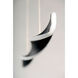 Pirouette LED 40 inch Black Linear Pendant Ceiling Light