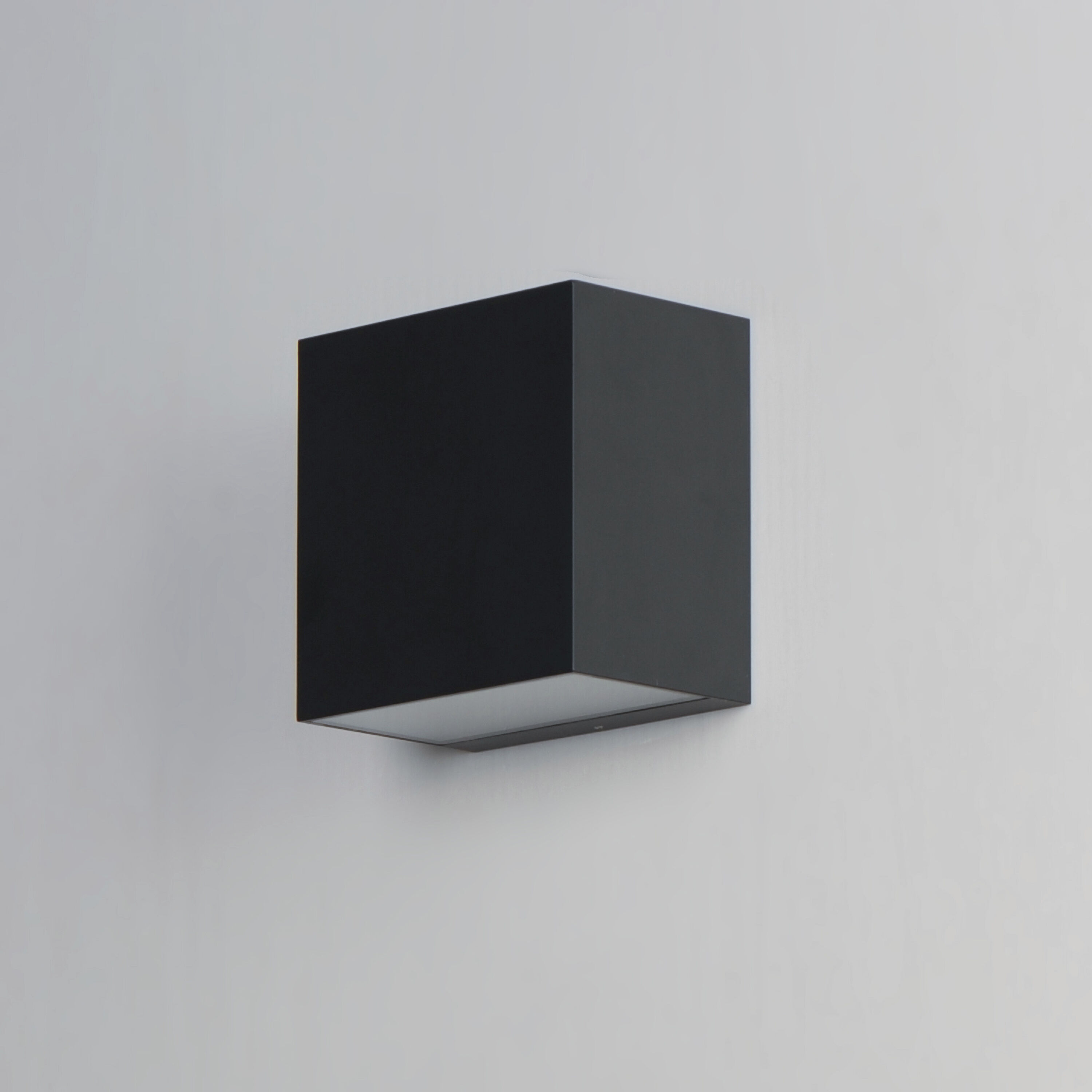 Blok LED 6.25 inch Black Outdoor Wall Sconce