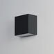 Blok LED 6.25 inch Black Outdoor Wall Sconce