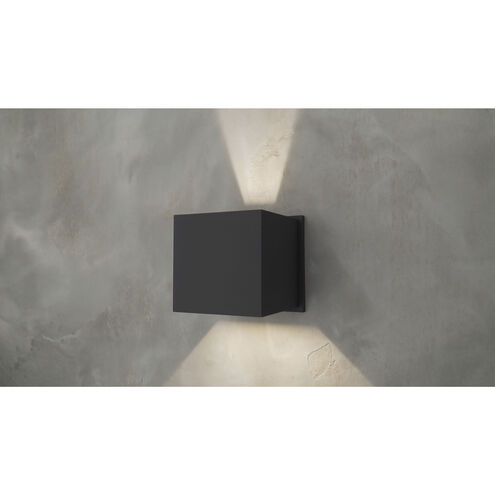 Alumilux Cube LED 4.5 inch Bronze Wall Sconce Wall Light