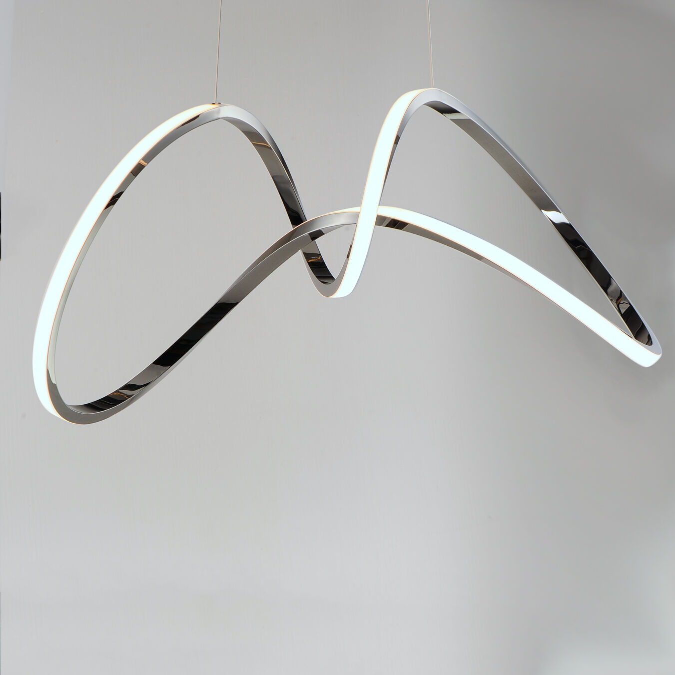 Perpetual LED 14.25 inch Black Chrome Single Pendant Ceiling Light