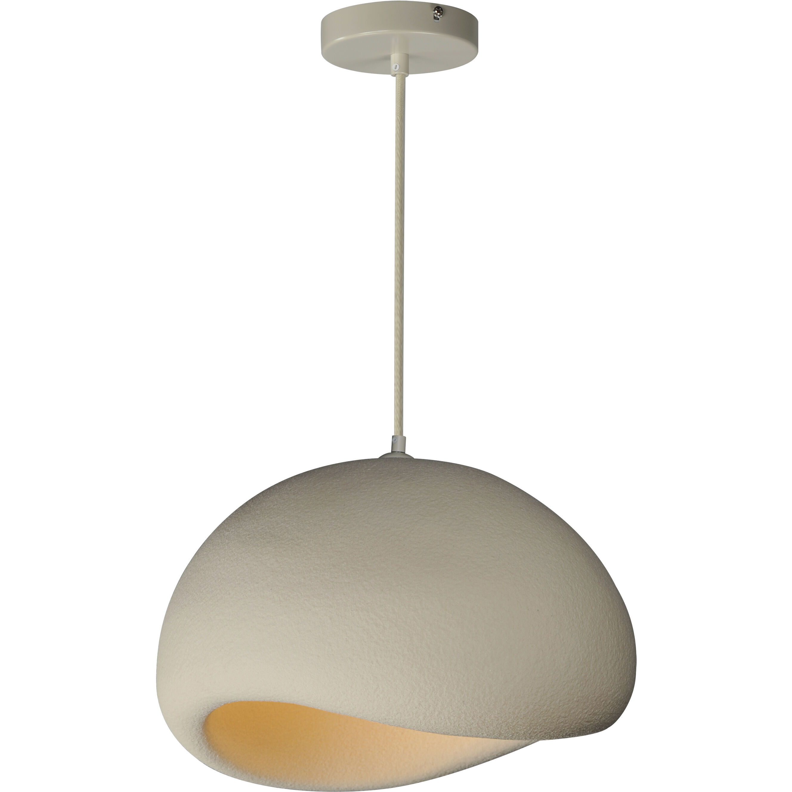 Moeraki LED 15.75 inch Oyster Single Pendant Ceiling Light