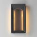 Brasilia LED 14.5 inch Black Outdoor Wall Mount