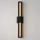 Citadel LED 28 inch Black Outdoor Wall Mount