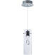 Solitaire LED 4.25 inch Polished Chrome Single Pendant Ceiling Light