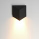 Fractal LED 7.5 inch Black Outdoor Wall Mount