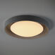 Matera LED 22 inch Gray Flush Mount Ceiling Light
