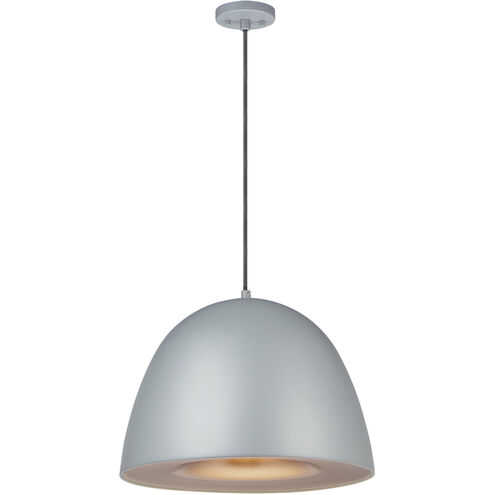 Fungo LED 15.75 inch Dark Grey and Coffee Single Pendant Ceiling Light in Dark Grey/Coffee
