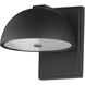 Cauldron LED 7 inch Black Outdoor Wall Mount