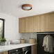 Souffle LED 10.5 inch Terra Cotta Flush Mount Ceiling Light