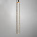 Big Fizz LED 4.75 inch Polished Chrome Single Pendant Ceiling Light