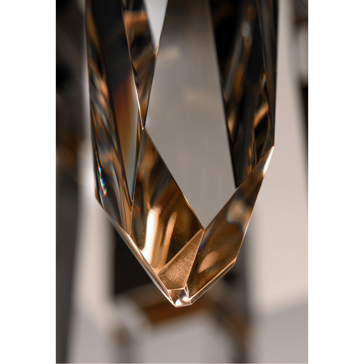 Quartz LED 15.75 inch Polished Chrome Multi-Light Pendant Ceiling Light