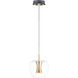 Newton LED 8.75 inch Black and Gold Multi-Light Pendant Ceiling Light