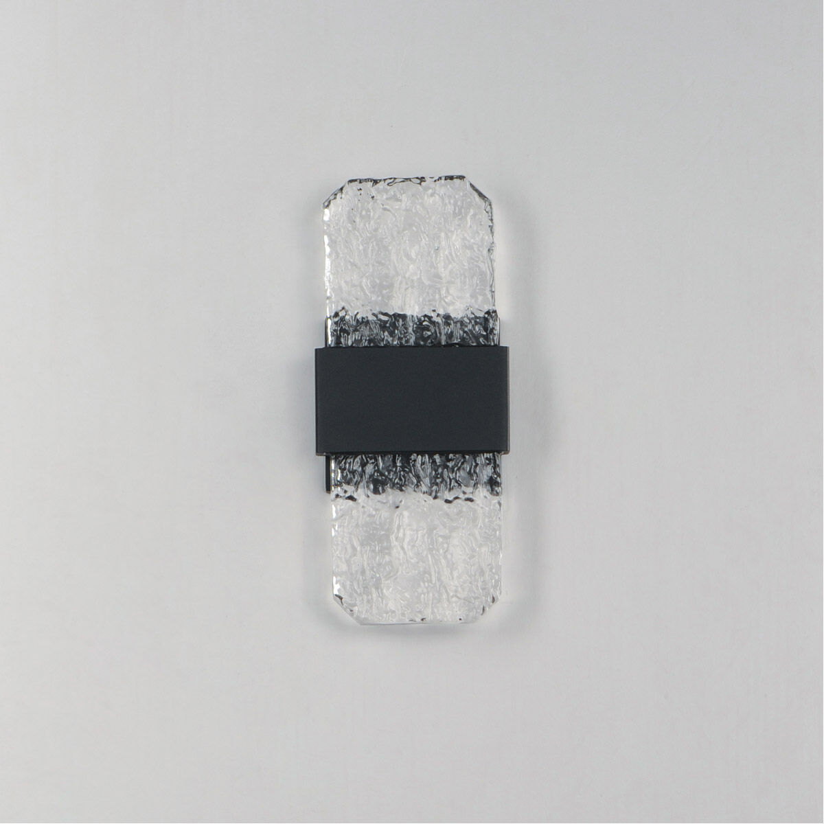 Rune LED 12 inch Black Outdoor Wall Sconce