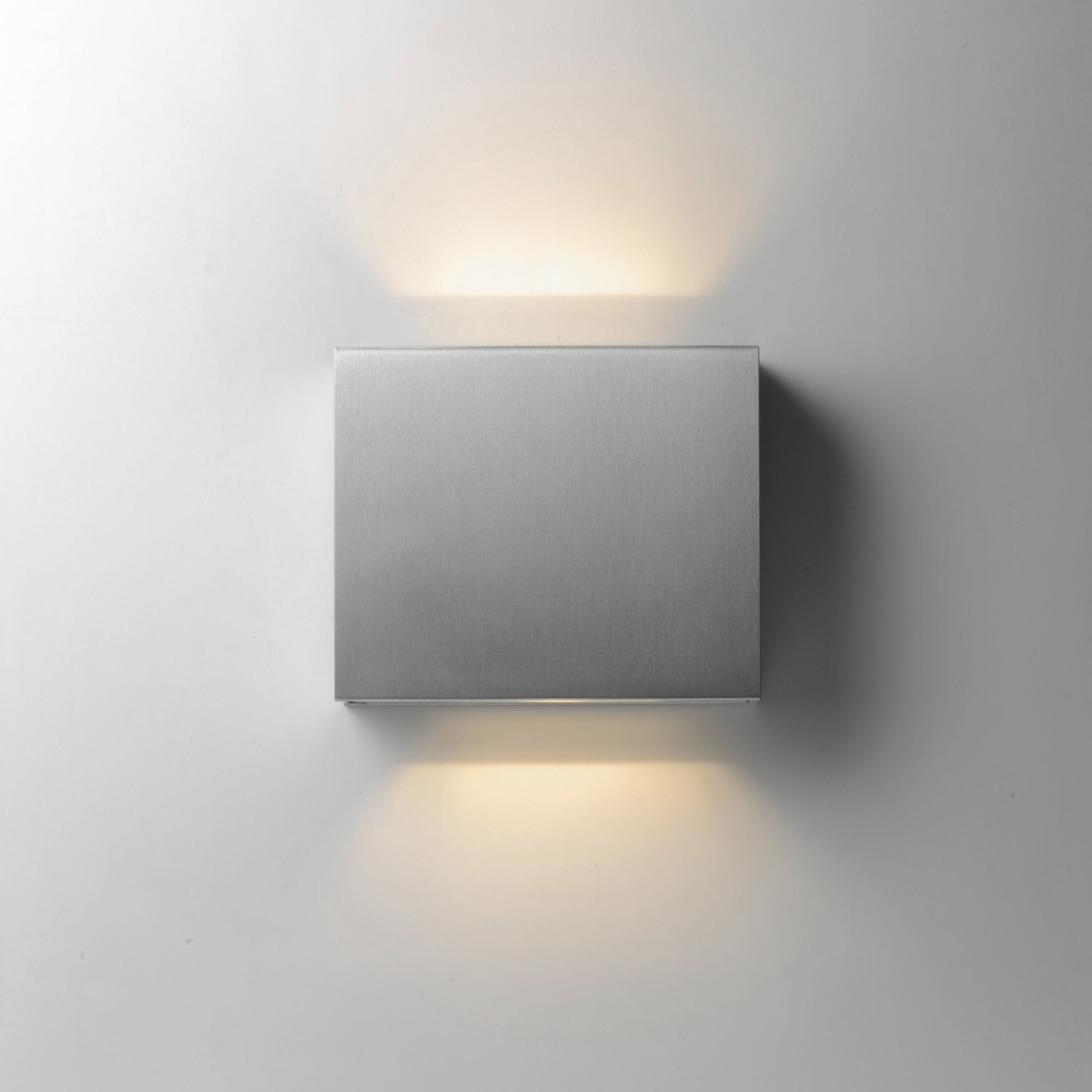 Alumilux Cube LED 7 inch Satin Aluminum ADA Wall Sconce Wall Light